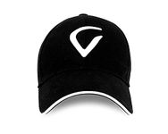 ENGARC VK Unisex Baseball Embroidered Cotton Cap (Black)