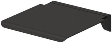 Design By Intent 16" x 14" Black ADA Folding Wall Mount Shower Seat