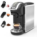 COSTAR 3-in-1 Espresso Machine, 20 Bar Coffee Maker Compatible with Nespresso Original, Dolce Gusto Capsule, and Coffee Powder, Adjustable Volume, Fast Heating System Coffee Machine for Home Office