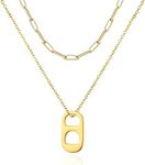 18K Gold Soda Tab Necklace for Wome