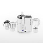 Sujata Powermatic Maxima Juicer Mixer Grinder|900 Watts Double Ball Bearing Motor|22000 RPM|Non-Stop 90 Mins Running|3 Jars including 1750ml Blender, 1000ml Grinder, 500ml Chutney Jar| (White)