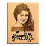 Giftanna Birthday Gift for Girlfriend Engraved Photo Frame/Plaque (7x5 inches)