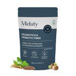 Miduty Palak Notes Probiotics Prebiotic Powder for Gut Health - Men - Women - Kids - Patented Lacto Bacillus Coagulans - Immunity Support - Constipation Help- 150 gm