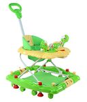 LuvLap Comfy Baby Walker with Rocker - Green,Pack of 1