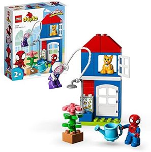 LEGO DUPLO Marvel Super Heroes Spider-Man’s House 10995 Building Toy Set; Recreates Scenes from The Disney+ TV Show Spidey and His Amazing Friends; Inspires Imaginative Play for Toddlers Aged 2+