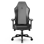 Cybeart | Ghost (Black) Gaming/Office Chair | 4D Armrest | Inbuilt Lumbar Support | Supreme PU Leather, Ergonomic, Recline & Tilt