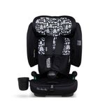 Cosatto On The Go Foldable Portable Travel Car Seat & Booster Car Seat | 15 Months-12 Years | ISOFIX, Side Impact Protection, Anti-Escape Harness, Ultra Compact & Lightweight, Bag (Silhouette)