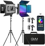 GVM RGB LED Video Light with Lighti