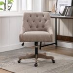 Swivel Home Office Chair, Modern Fa