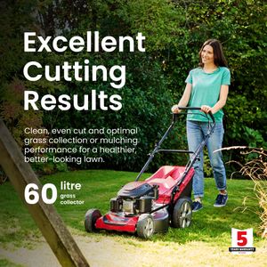 Mountfield SP53 Petrol Lawnmower – Self-Propelled 51cm Steel Deck