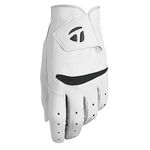 TaylorMade Unisex-Youth Stratus Junior Golf Glove, White, Large