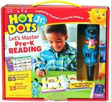 Educational Insights Hot Dots Jr. Let's Master Pre-K Reading Set, Homeschool & Preschool Learn to Read Workbooks, 2 Books & Interactive Pen, 100 Reading Lessons, Ages 3+ (2390)