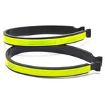 2 Pieces Bicycle Trouser Clips Lightweight Powerful Reflective Cycling Trouser Clips Bicycle Safety Ankle Bands Reflector Cycling Equipment for Men Women Ankles