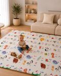 kidoola Reversible Large Baby Play Mat | Soft Playmat for Baby's Crawling, Tummy Time | Thick Floor Mats for Children, Toddlers & Babies | Ideal for Floor in Bedroom, Nursery & Playroom (Style 2)