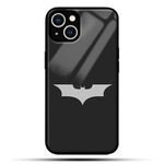 Kirmada Batman Bat Marvel Avengers Printed Glass Cover Compatible with iPhone 15 Stylish and Durable, Scratch Resistant, Desginer High Printed Quality and Perfectly Fit.