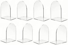 Deefongo 8Pcs Arch Acrylic Bookends