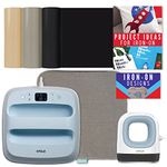 Cricut EasyPress 3 9x9 Heat Press Machine with Heat Transfer Materials Bundle - Iron Pressing Machine with Sublimation and HTV Materials - Infusible Ink and Iron-On Materials - Mini Pack