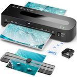 MAXDONE A4 Laminator Machine - 9inches Thermal Laminator with 30 Laminating Pouches, 4 in 1 Laminating Machine with Paper Trimmer and Corner Rounder for Home Office School Use (A4)