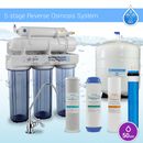 5 Stage Kitchen Home Drinking Reverse Osmosis System RO MAX Water USA Filters