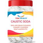 TRUE HEAVEN® caustic soda, lye,drain cleaner,Soap making,chimney cleaner,pipes opener and iron cleaner multipurpose 450Gms Net