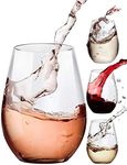 PrimeWorld Glass Whiskey/Scotch/Wine Steamless Glass - 6 Pieces, Clear, 300 ml