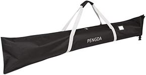 PENGDA Ski Bag Adult (Unisex) Eco Alpine Ski Bag 600D Polyester Water-Resistant Adjustable Length Ski Bag for Ski, Travel, 185CM