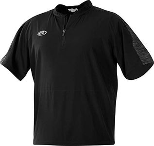 Rawlings Launch Short Sleeve Youth Boy's Cage Batting Practice Jacket