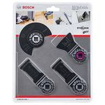 Bosch Professional 4-Piece Starlock Multitool Set for Floor and Installation (Accessories Multitool)