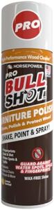 Bull Shot Pro Furniture Cleaner & Polish for Finished Wood | Wax-free, lemon-scented formula cleans, polishes & protects finished wood furniture while helping protect against new spots