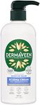 DermaVeen Sensitive Relief Eczema Cream 500mL With Colloidal Oatmeal That Soothes And Restores Skin | Soothes Irritation, Relieves Itch, Forms Protective Barrier For Skin | Free From Fragrances, Parabens, Lanolin, Artificial Colours & Dyes, Alcohol (Ethanol)