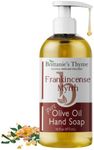 Frankincense & Myrrh Olive Oil Hand Soap - Cruelty Free, Vegan, Gluten Free, All Natural