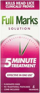 Full Marks Head Lice Solution, 200ml – Fast-Acting Treatment