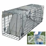 One-Door Live Animal Traps Cage for Rabbit, Squirrel, Possum, Skunk, Kitten, Mink - Humane Rat Trap Catch and Release, Chipmunk Trap Mouse Catcher for Indoor and Outdoor