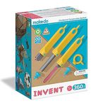 Makedo INVENT, Upcycled Cardboard Construction Toolkit in Large Toolbox (360 Pieces), STEM + STEAM Educational Toys for Classroom Learning, Reusable Tools for Boys and Girls Age 5+