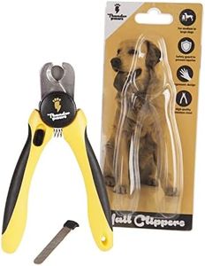 Thunderpaws - Tagliaunghie Professionale per Cani, con Protezione, Blocco di Sicurezza e Lima per Unghie, Adatto per Razze Medie e Grandi