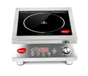 Pigeon Egnite Heavy Duty Commercial Infrared Cooktop 3500W || For Commercial, Stainless Steel Body, Dual Ring Heating, Rotary Knob Control, and Timer