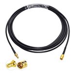 Anina 22" Universal Antenna Coaxial Extension Cable for Sirius XM Radio Stereo Receiver Tune Straight SMB Male to Straight SMB Female