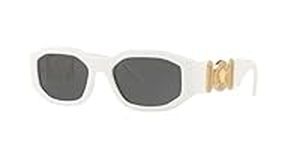 Versace Man Sunglasses White Frame,