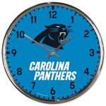 WinCraft Carolina Panthers Chrome Wall Clock