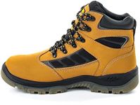 DEWALT Harwich Men's Waterproof, Steel Safety Toe, S3 Work Boot - Incl Free Pair of DEWALT Socks, Honey, UK8