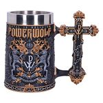 Nemesis Now Officially Licensed Powerwolf Metal is Religion Rock Band Tankard, Black