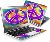 MightySkins Skin Compatible with Samsung Chromebook 11.6" Screen XE303C12 Notebook wrap Sticker Skins Hippie Time