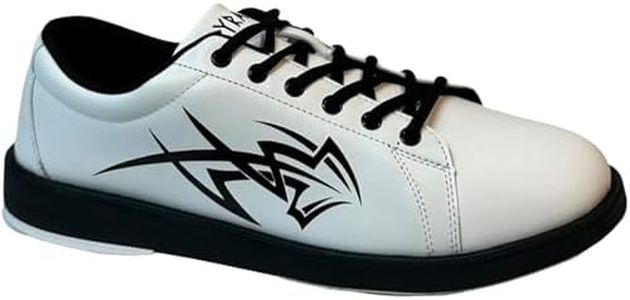 Pyramid Men's Tribal White Bowling Shoes (Size 10)