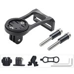 GOLDEAL Out-Front Bicycle Handlebar Combo Mount,Handlebar Extension Holder for Garmin/Bryton/Cateye GPS/Gopro/Flashlight/Camera,Compatible with All Bike Handlebar