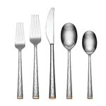 Lenox Blue Bay Flatware Piece Set, 20 Count, Metallic