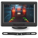 Backup Camera Kit, Rear View Backup Camera, VECLESUS VM1 1080P 4.3” Car Monitor with HD Backup Camera for Cars, Pickups, Trucks, Sedans, SUVs, Minivans