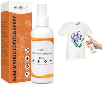 HTVRONT Sublimation Coating Spary for Cotton Shirts 150ml, Sublimation Spray for All Fabric, Canvas, Carton, Pillow, Sublimation Spray Quick Dry & High Gloss, Vibrant Color & Strong Adhesion