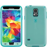 Speck Products CandyShell and Faceplate Case with Screen Protector for Samsung Galaxy S5, Aloe Green/Caribbean Blue