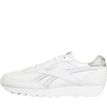 Reebok Women's Rewind Run Trainer, White Lucid Lilac Silver Met, 2.5 UK