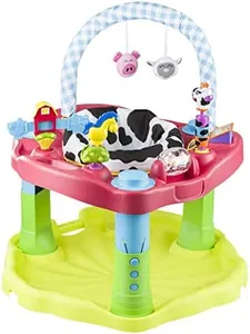 Evenflo Exersaucer Moovin & Groovin Activity Center, 25x30x30 Inch (Pack of 1)